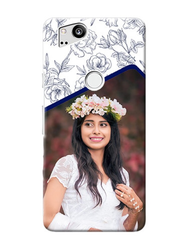 Custom Google Pixel 2 Phone Cases: Premium Floral Design