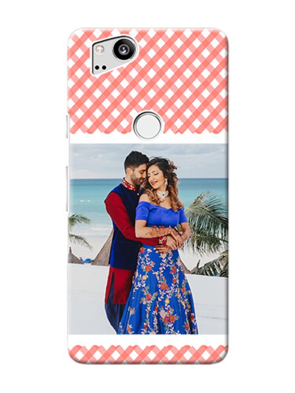 Custom Google Pixel 2 custom mobile cases: Pink Pattern Design