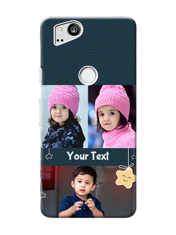Custom Google Pixel 2 Mobile Back Covers Online: Hanging Stars Design