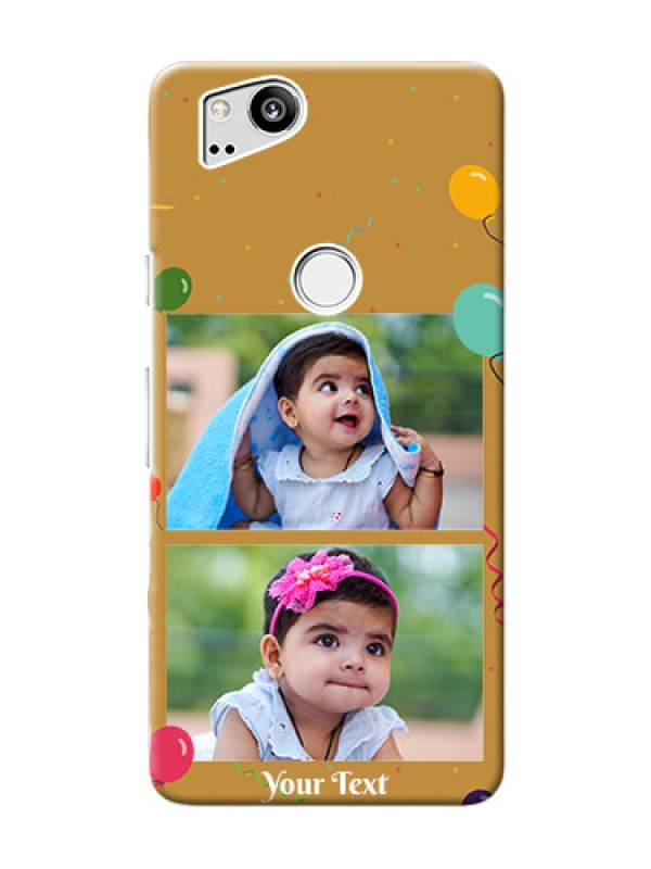 Custom Google Pixel 2 Phone Covers: Image Holder with Birthday Celebrations Design
