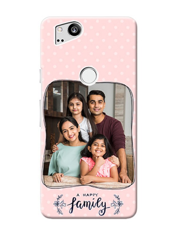 Custom Google Pixel 2 Personalized Phone Cases: Family with Dots Design