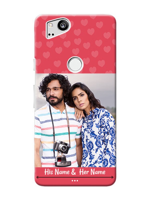 Custom Google Pixel 2 Mobile Cases: Simple Love Design