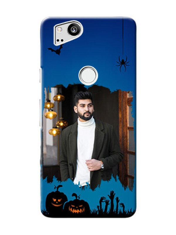 Custom Google Pixel 2 mobile cases online with pro Halloween design 