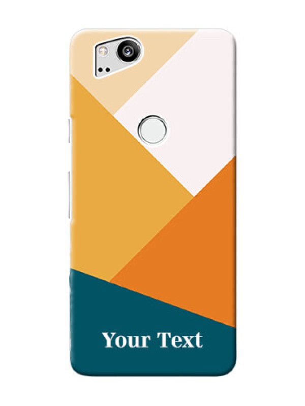 Custom Pixel 2 Custom Phone Cases: Stacked Multi-colour Design
