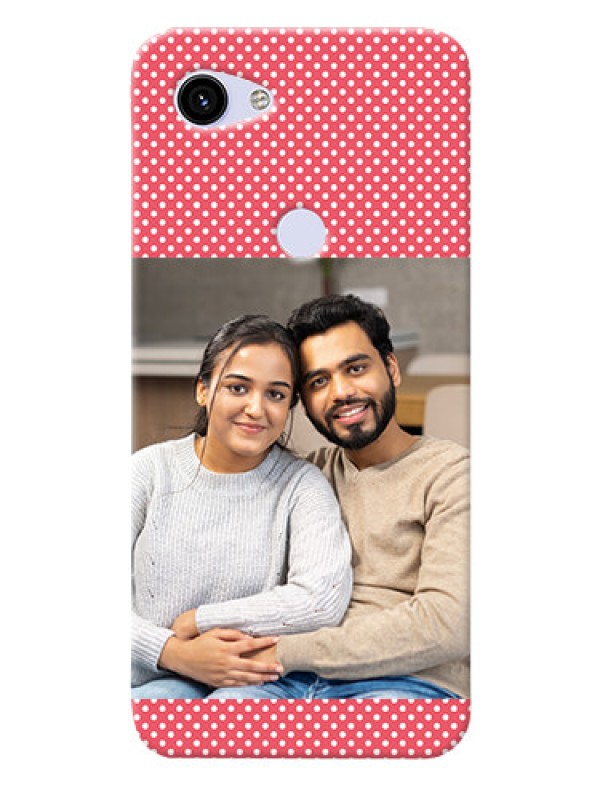 Custom Google Pixel 3A Custom Mobile Case with White Dotted Design