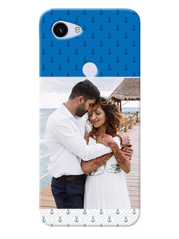Custom Google Pixel 3A Mobile Phone Covers: Blue Anchors Design