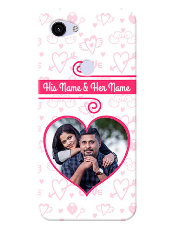 Custom Google Pixel 3A Personalized Phone Cases: Heart Shape Love Design