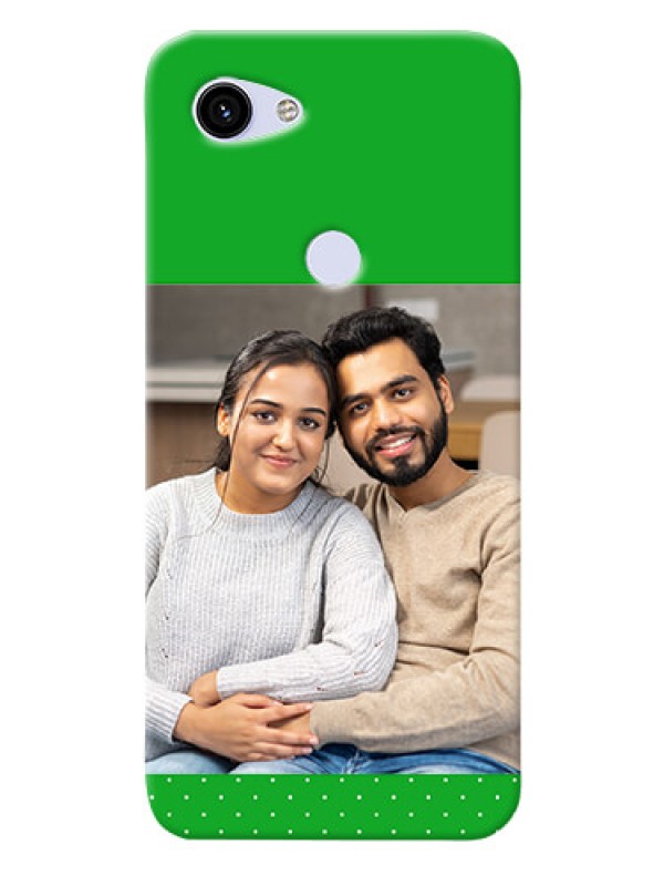 Custom Google Pixel 3A Personalised mobile covers: Green Pattern Design