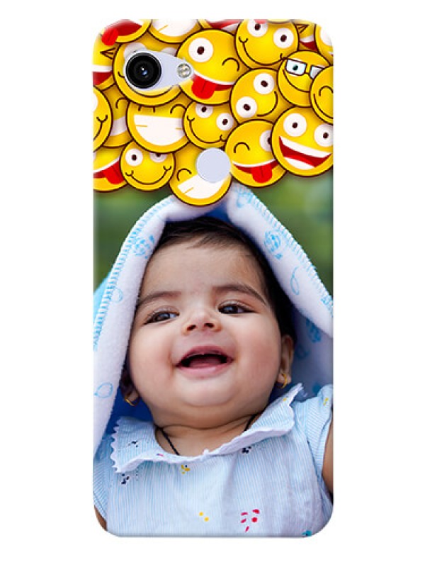 Custom Google Pixel 3A Custom Phone Cases with Smiley Emoji Design