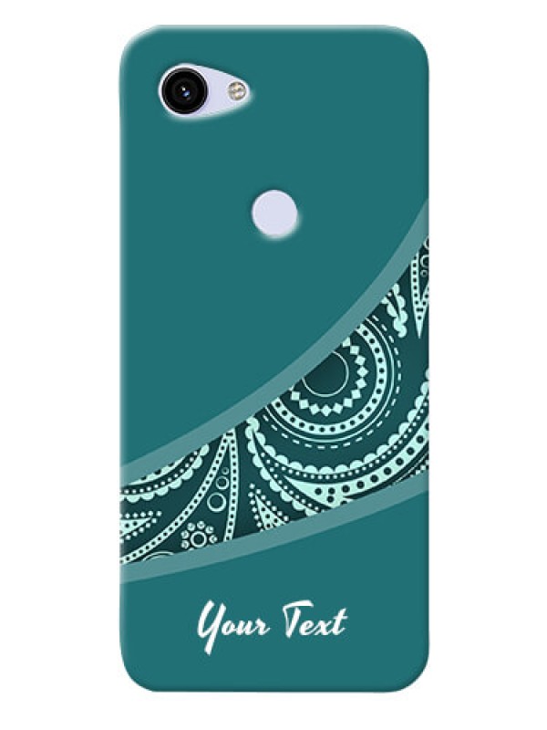 Custom Pixel 3A Custom Phone Covers: semi visible floral Design