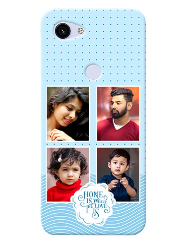 Custom Pixel 3A Custom Phone Covers: Cute love quote with 4 pic upload Design
