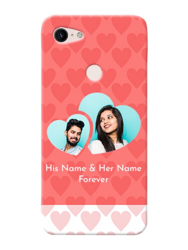 Custom Google Pixel 3Xl personalized phone covers: Couple Pic Upload Design