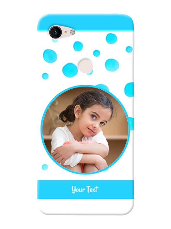 Custom Google Pixel 3Xl Custom Phone Covers: Blue Bubbles Pattern Design