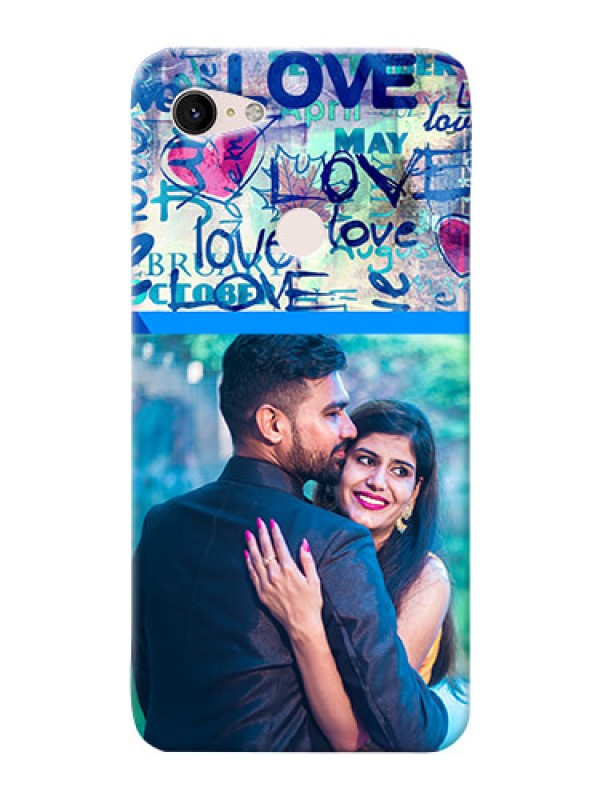Custom Google Pixel 3Xl Mobile Covers Online: Colorful Love Design