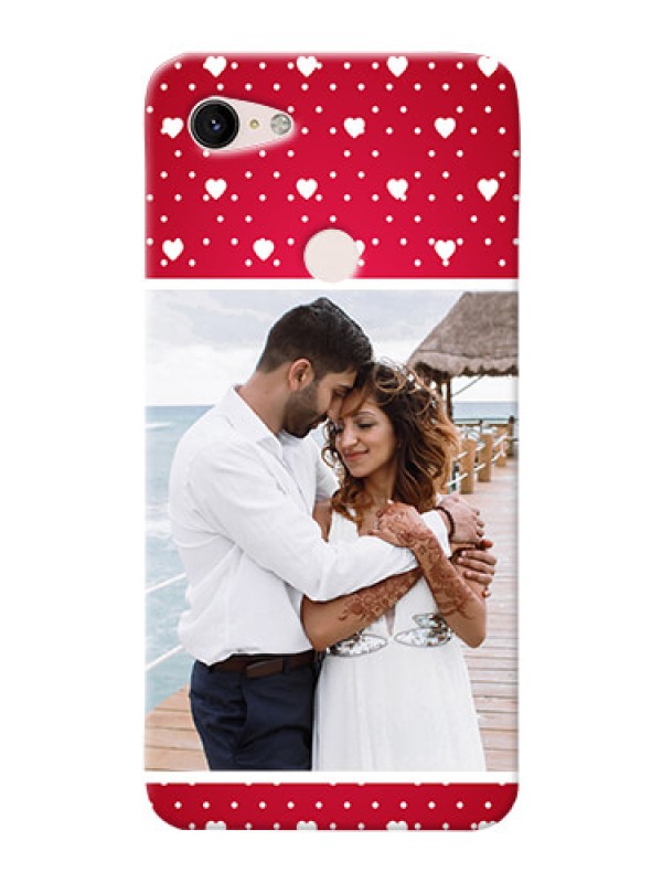 Custom Google Pixel 3Xl custom back covers: Hearts Mobile Case Design