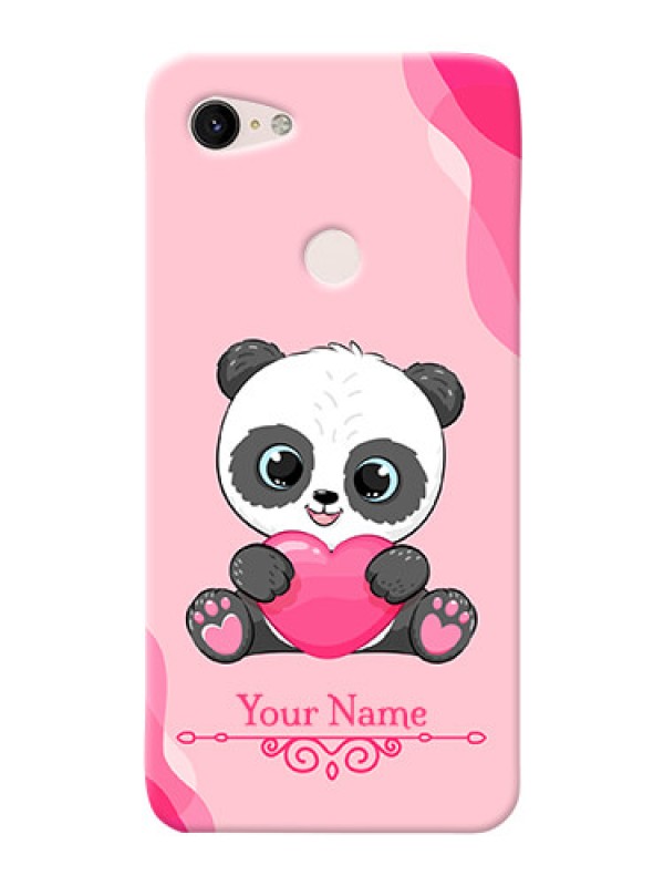 Custom Pixel 3Xl Mobile Back Covers: Cute Panda Design