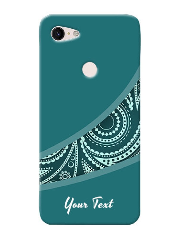 Custom Pixel 3Xl Custom Phone Covers: semi visible floral Design