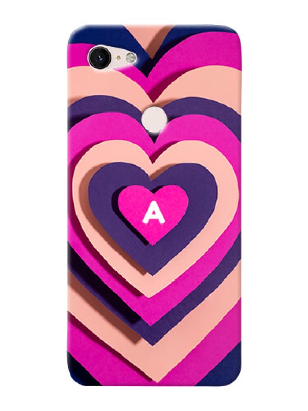 Custom Pixel 3Xl Custom Mobile Case with Cute Heart Pattern Design