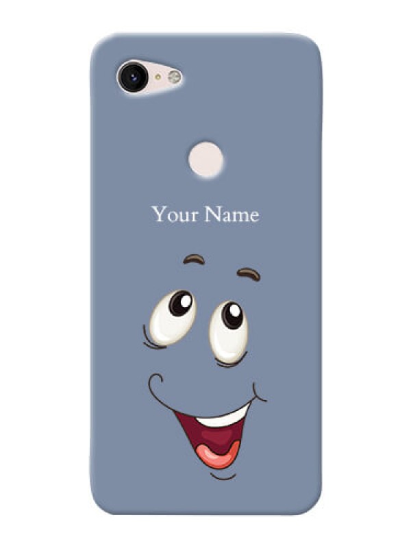 Custom Pixel 3Xl Phone Back Covers: Laughing Cartoon Face Design