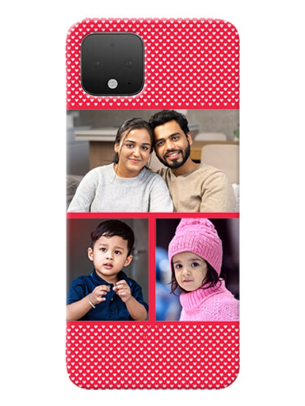 Custom Google Pixel 4 mobile back covers online: Bulk Pic Upload Design