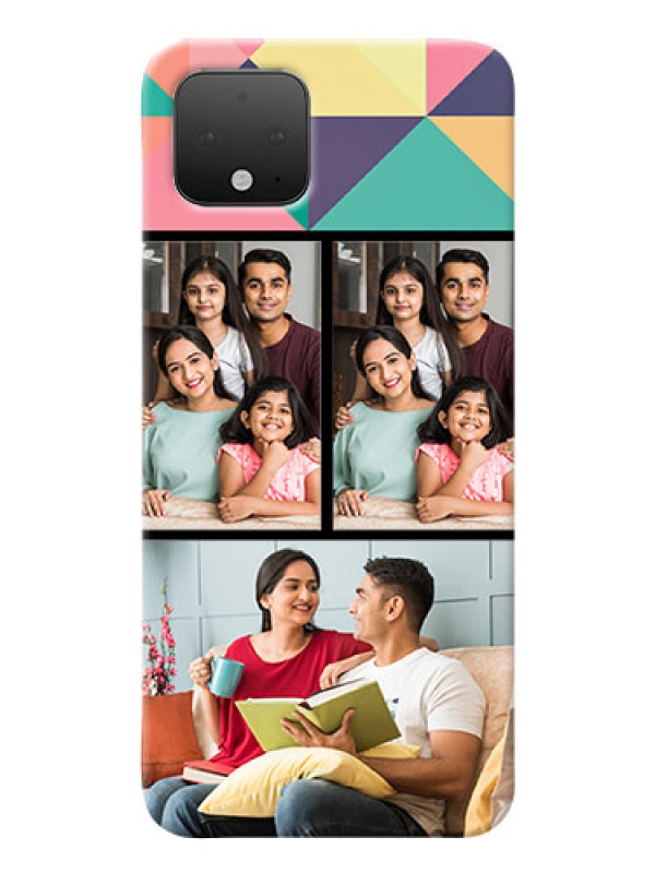 Custom Google Pixel 4 personalised phone covers: Bulk Pic Upload Design