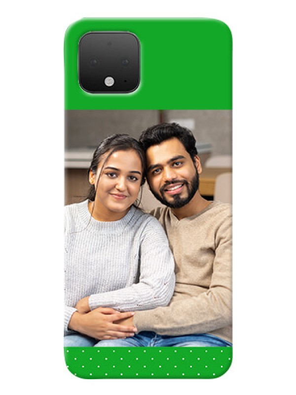 Custom Google Pixel 4 Personalised mobile covers: Green Pattern Design