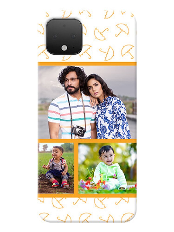 Custom Google Pixel 4 Personalised Phone Cases: Yellow Pattern Design