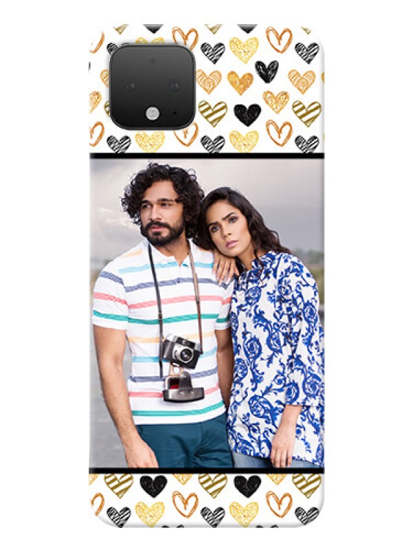 Custom Google Pixel 4 Personalized Mobile Cases: Love Symbol Design