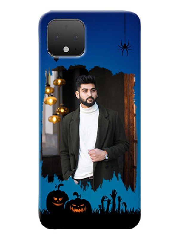 Custom Google Pixel 4 mobile cases online with pro Halloween design 