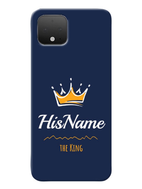 Custom Google Pixel 4 King Phone Case with Name