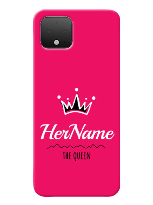Custom Google Pixel 4 Queen Phone Case with Name