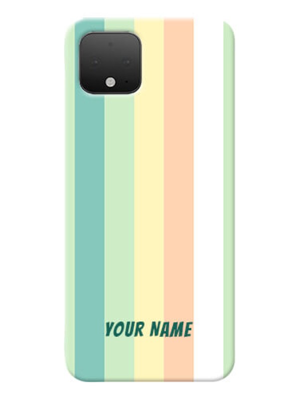 Custom Pixel 4 Back Covers: Multi-colour Stripes Design