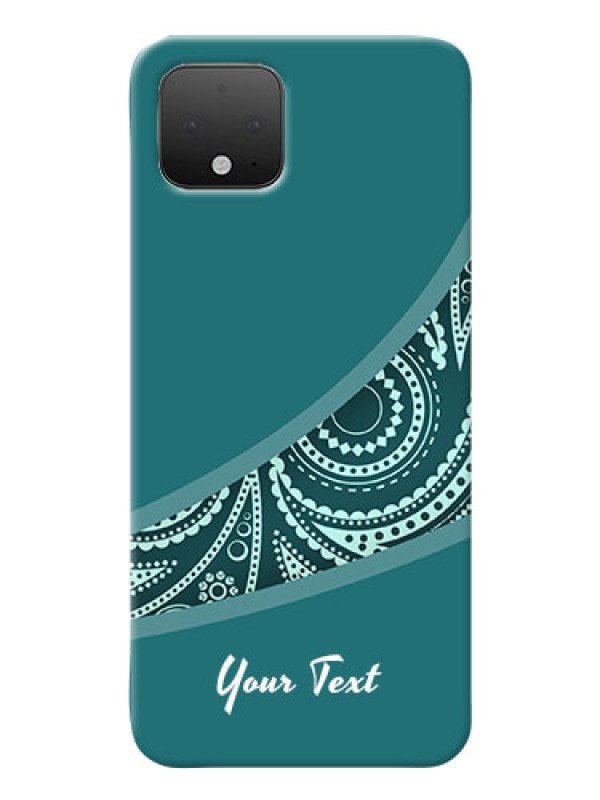 Custom Pixel 4 Custom Phone Covers: semi visible floral Design