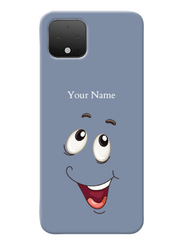 Custom Pixel 4 Phone Back Covers: Laughing Cartoon Face Design