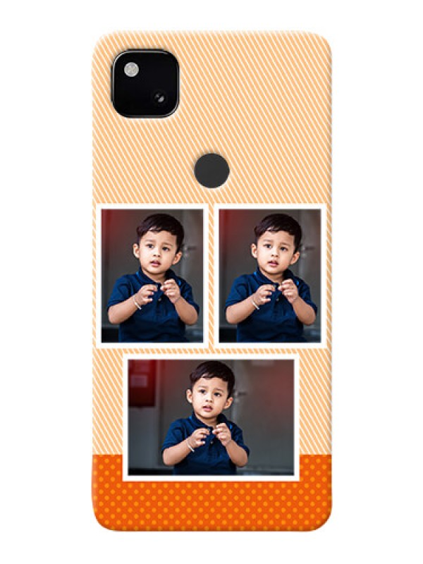Custom Google Pixel 4A Mobile Back Covers: Bulk Photos Upload Design