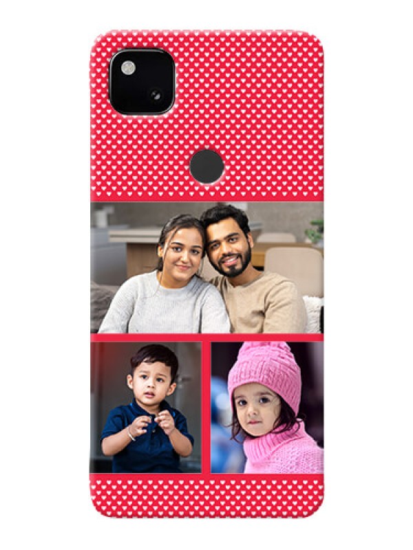 Custom Google Pixel 4A mobile back covers online: Bulk Pic Upload Design