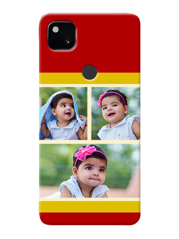 Custom Google Pixel 4A mobile phone cases: Multiple Pic Upload Design