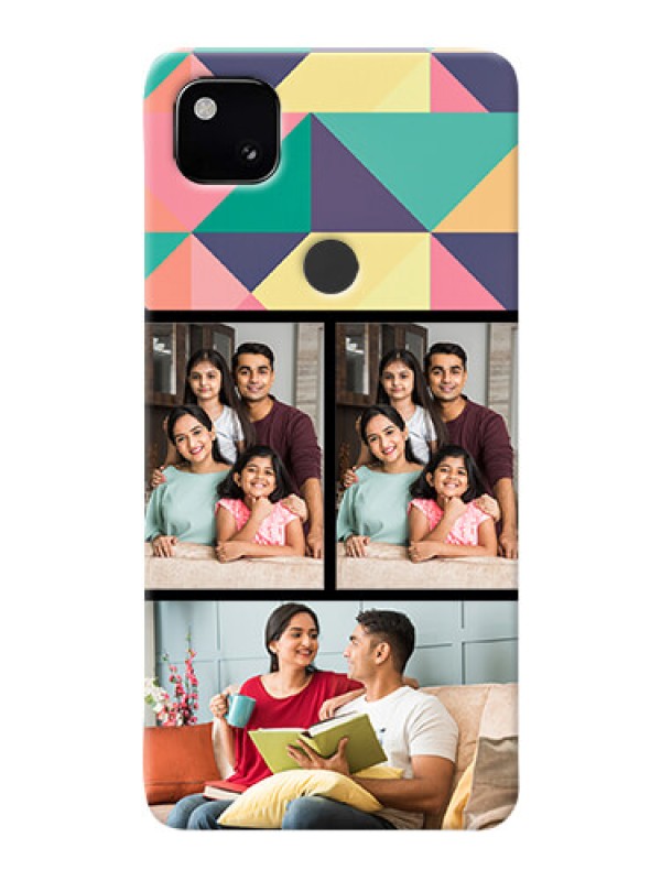 Custom Google Pixel 4A personalised phone covers: Bulk Pic Upload Design