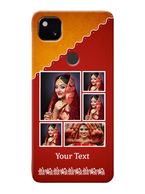 Custom Google Pixel 4A customized phone cases: Wedding Pic Upload Design