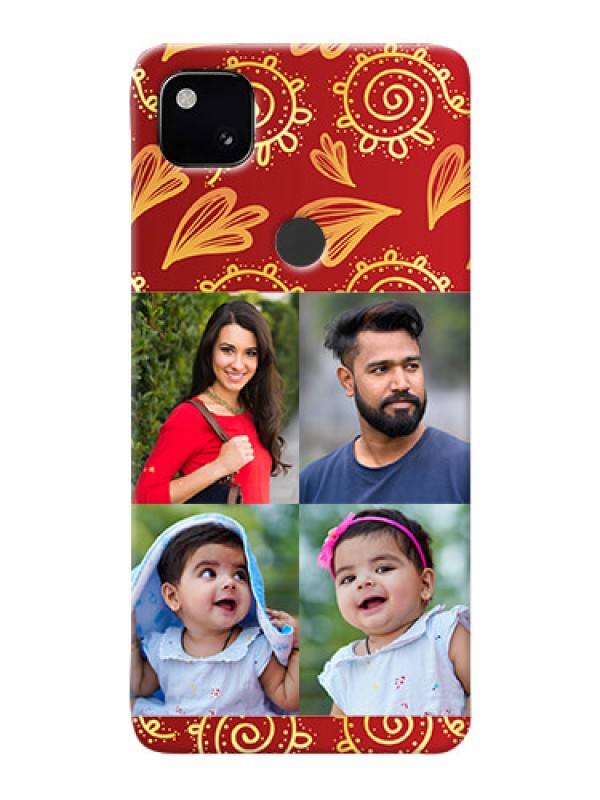 Custom Google Pixel 4A Mobile Phone Cases: 4 Image Traditional Design