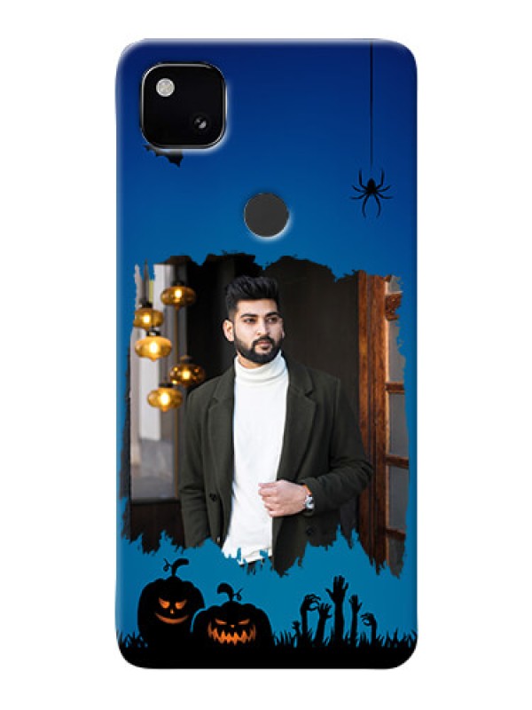 Custom Google Pixel 4A mobile cases online with pro Halloween design 