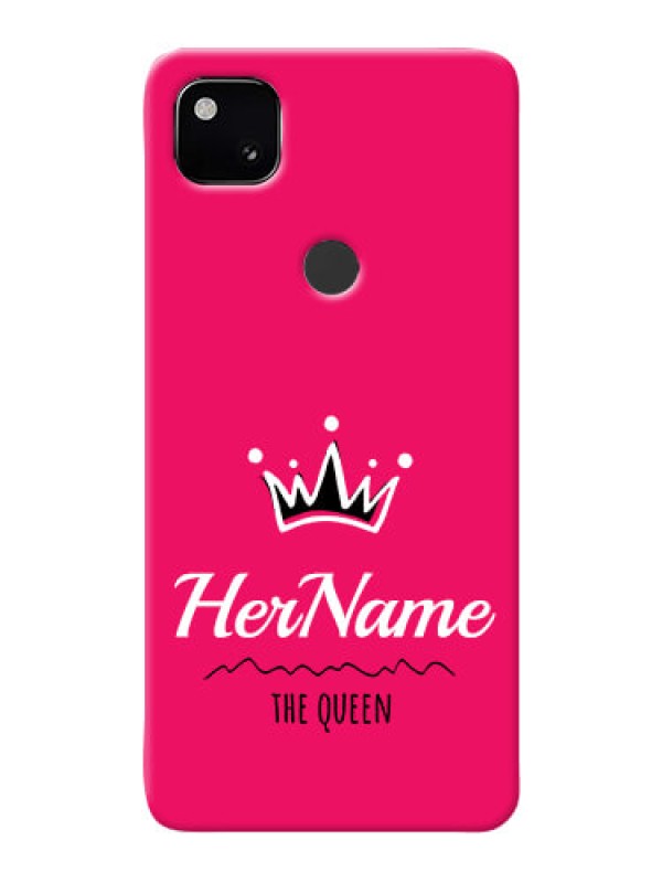 Custom Google Pixel 4A Queen Phone Case with Name