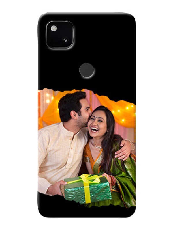 Custom Pixel 4A Custom Phone Covers: Tear-off Design