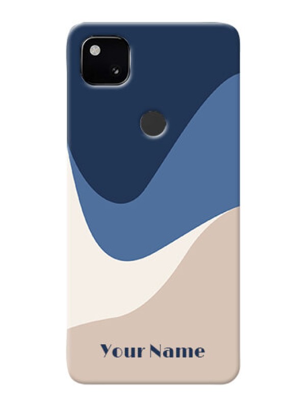 Custom Pixel 4A Back Covers: Abstract Drip Art Design