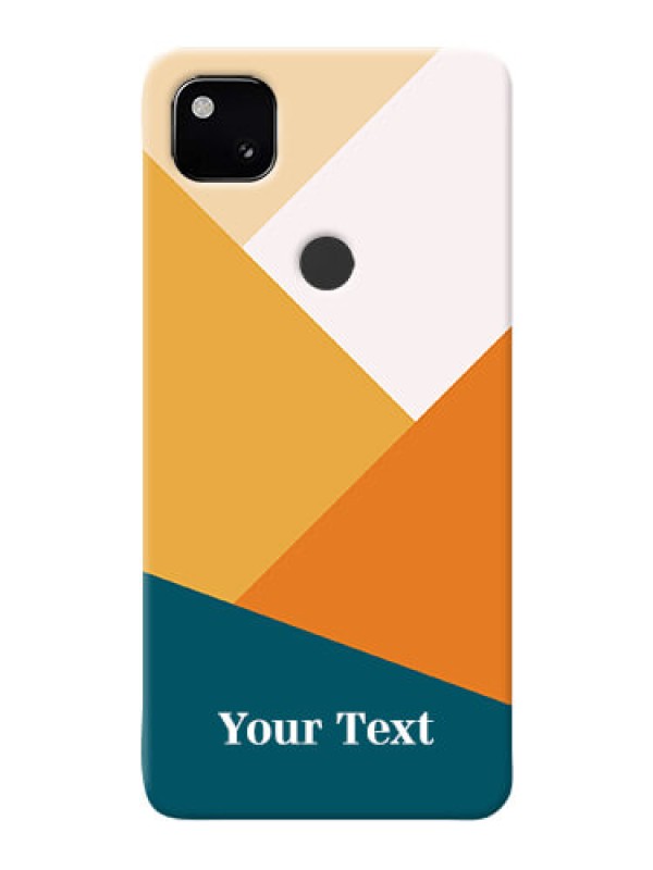 Custom Pixel 4A Custom Phone Cases: Stacked Multi-colour Design