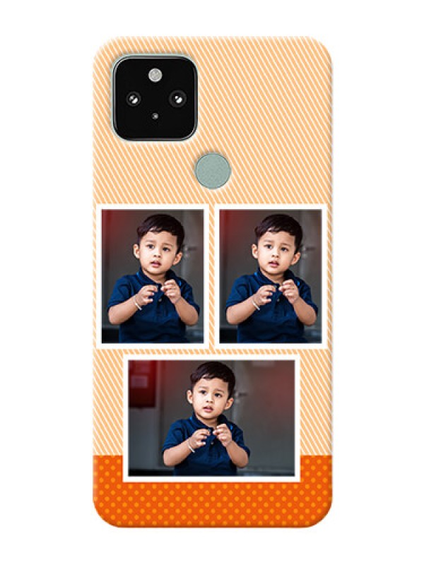 Custom Pixel 5 5G Mobile Back Covers: Bulk Photos Upload Design