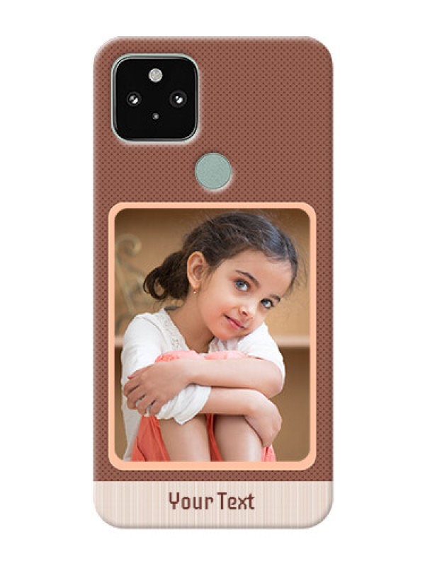 Custom Pixel 5 5G Phone Covers: Simple Pic Upload Design