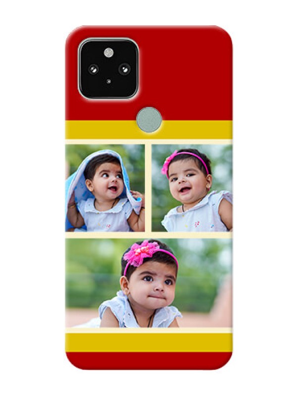 Custom Pixel 5 5G mobile phone cases: Multiple Pic Upload Design