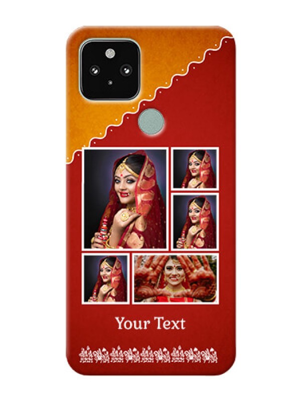 Custom Pixel 5 5G customized phone cases: Wedding Pic Upload Design