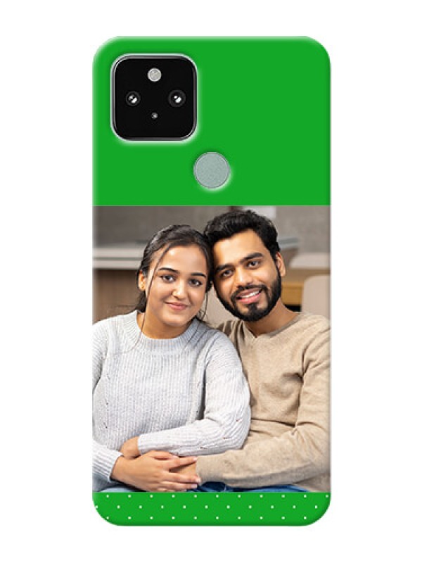 Custom Pixel 5 5G Personalised mobile covers: Green Pattern Design